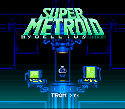 Super Metroid - Hydellius Title Screen